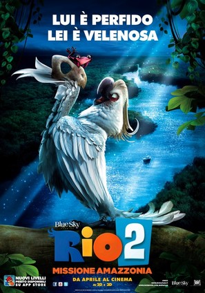 Rio 2 - Italian Movie Poster (thumbnail)