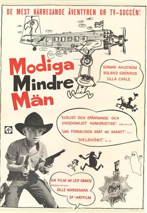 Modiga mindre m&auml;n - Swedish Movie Poster (thumbnail)