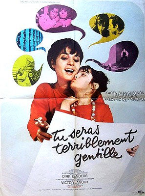 Tu seras terriblement gentille - French Movie Poster (thumbnail)