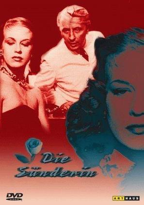 S&uuml;nderin, Die - German DVD movie cover (thumbnail)