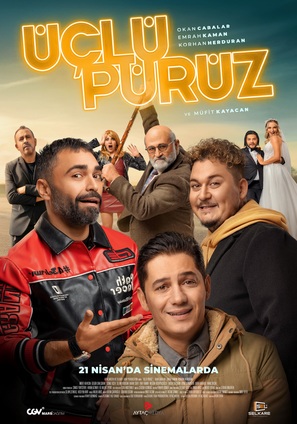 &Uuml;&ccedil;l&uuml; P&uuml;r&uuml;z - Turkish Movie Poster (thumbnail)