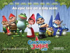 Gnomeo &amp; Juliet - British Movie Poster (thumbnail)