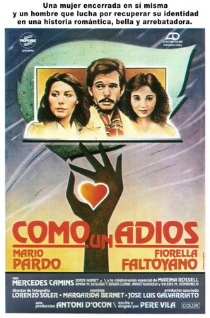 Como un adi&oacute;s - Spanish Movie Poster (thumbnail)