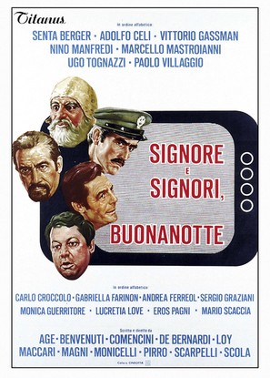Signore e signori, buonanotte - Italian Movie Poster (thumbnail)