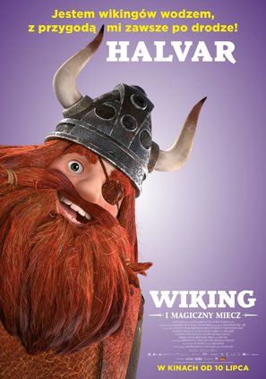 Vic the Viking and the Magic Sword - Polish Movie Poster (thumbnail)