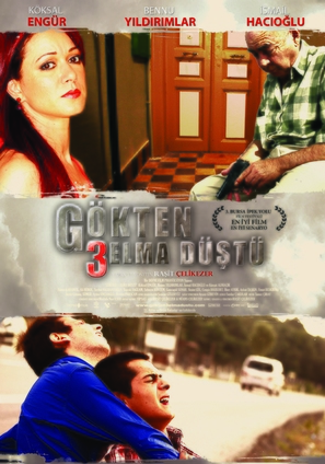 G&ouml;kten 3 elma d&uuml;st&uuml; - Turkish Movie Poster (thumbnail)