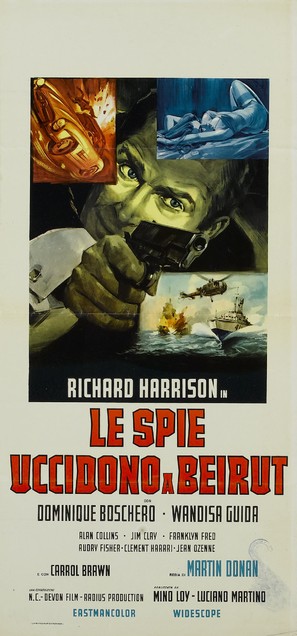 Le spie uccidono a Beirut - Italian Movie Poster (thumbnail)