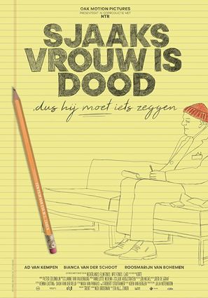 Sjaaks vrouw is dood, dus hij moet iets zeggen - Dutch Movie Poster (thumbnail)