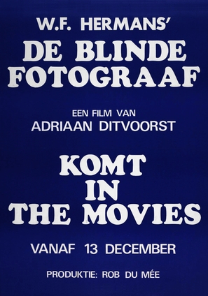 De blinde fotograaf - Dutch Movie Poster (thumbnail)