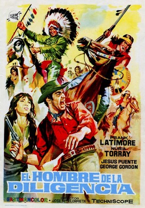 El hombre de la diligencia - Spanish Movie Poster (thumbnail)