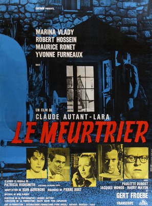 Le meurtrier - French Movie Poster (thumbnail)