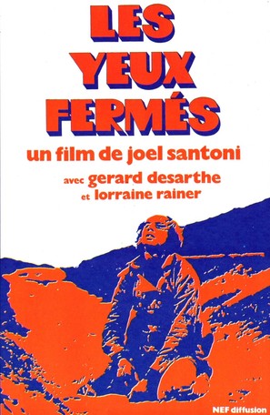 Les yeux ferm&eacute;s - French Movie Poster (thumbnail)