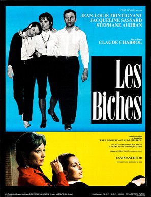 Les biches - French Movie Poster (thumbnail)