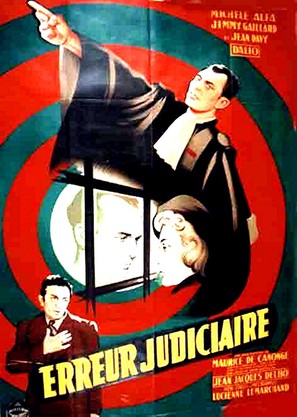 Erreur judiciaire - French Movie Poster (thumbnail)
