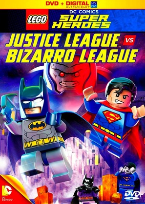 Lego DC Comics Super Heroes: Justice League vs. Bizarro League - DVD movie cover (thumbnail)