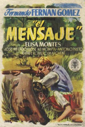 Mensaje, El - Spanish Movie Poster (thumbnail)