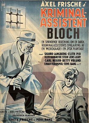 Kriminalassistent Bloch - Danish Movie Poster (thumbnail)