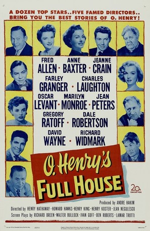 O. Henry&#039;s Full House - Theatrical movie poster (thumbnail)