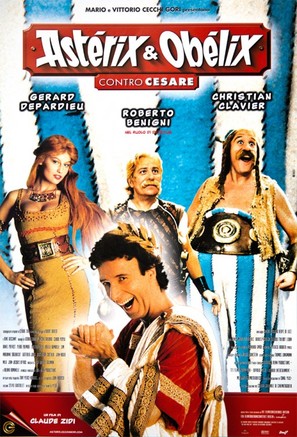 Ast&eacute;rix et Ob&eacute;lix contre C&eacute;sar - Italian Movie Poster (thumbnail)