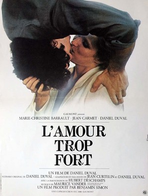 L&#039;amour trop fort - French Movie Poster (thumbnail)