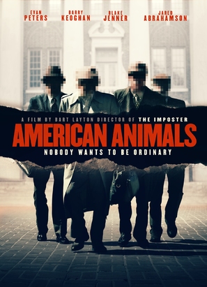 American Animals - British DVD movie cover (thumbnail)