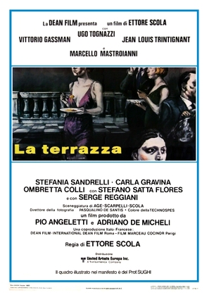 La terrazza - Italian Movie Poster (thumbnail)