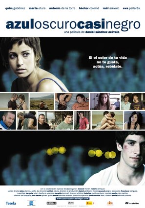 Azuloscurocasinegro - Spanish Movie Poster (thumbnail)