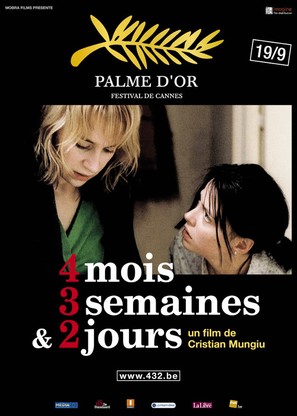 4 luni, 3 saptamini si 2 zile - Belgian Movie Poster (thumbnail)