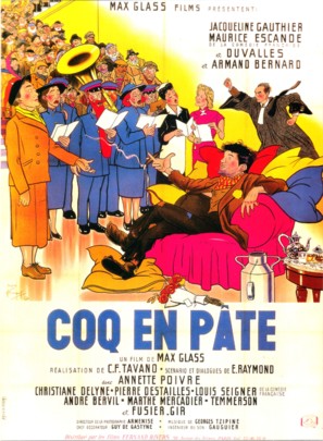 Coq en p&acirc;te - French Movie Poster (thumbnail)