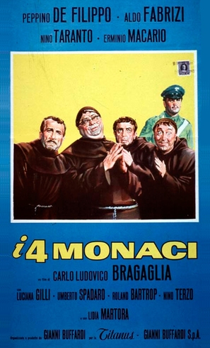 I quattro monaci - Italian Movie Poster (thumbnail)