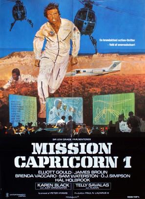 Capricorn One - Danish Movie Poster (thumbnail)