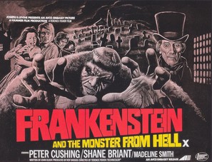 Frankenstein and the Monster from Hell - British Movie Poster (thumbnail)