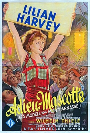Adieu Mascotte - German Movie Poster (thumbnail)