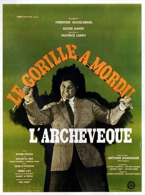 Le gorille a mordu l&#039;archev&ecirc;que - French Movie Poster (thumbnail)