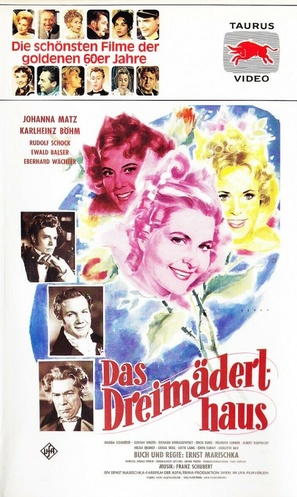 Das Dreim&auml;derlhaus - German VHS movie cover (thumbnail)
