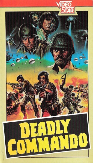 Deadly Commando - Dutch VHS movie cover (thumbnail)