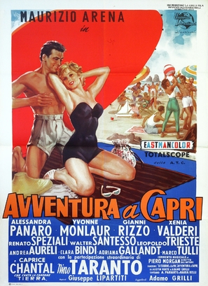 Avventura a Capri - Italian Movie Poster (thumbnail)