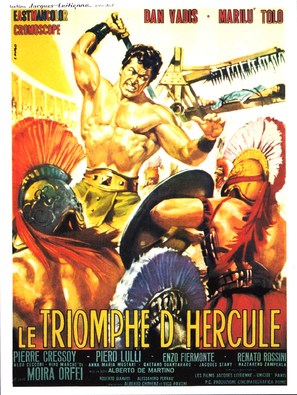 Il trionfo di Ercole - French Movie Poster (thumbnail)