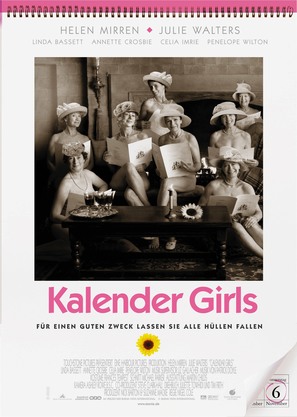 Calendar Girls - German Movie Poster (thumbnail)