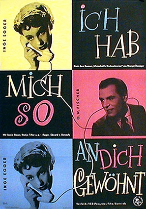 Ich hab&#039; mich so an Dich gew&ouml;hnt - German Movie Poster (thumbnail)