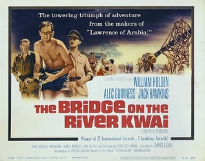 The Bridge on the River Kwai - British Movie Poster (thumbnail)