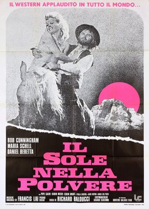 Dans la poussi&egrave;re du soleil - Italian Movie Poster (thumbnail)