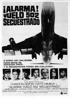 Skyjacked - Spanish Movie Poster (thumbnail)