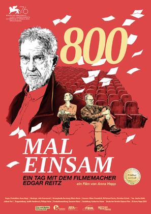 800 Mal Einsam - ein Tag mit dem Filmemacher Edgar Reitz - German Movie Poster (thumbnail)