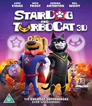 SpaceDog and TurboCat - British Blu-Ray movie cover (thumbnail)