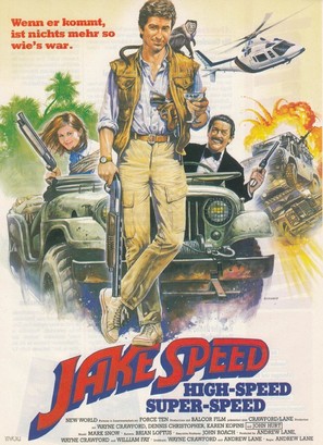 Jake Speed - German Movie Poster (thumbnail)