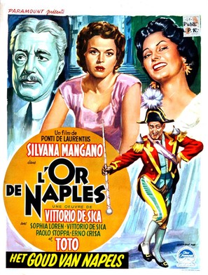 L&#039;oro di Napoli - Belgian Movie Poster (thumbnail)