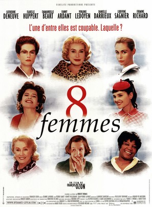 8 femmes - French Movie Poster (thumbnail)