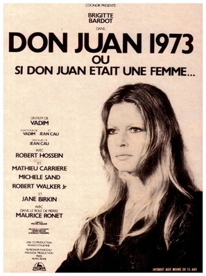 Don Juan ou Si Don Juan &eacute;tait une femme... - French Movie Poster (thumbnail)