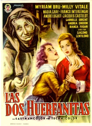 Due orfanelle, Le - Spanish Movie Poster (thumbnail)